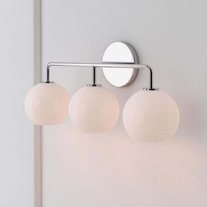 Selvion Artistic Globe Sconce Light - Handcrafted Glass Sculptural Wall Fixture K1158
