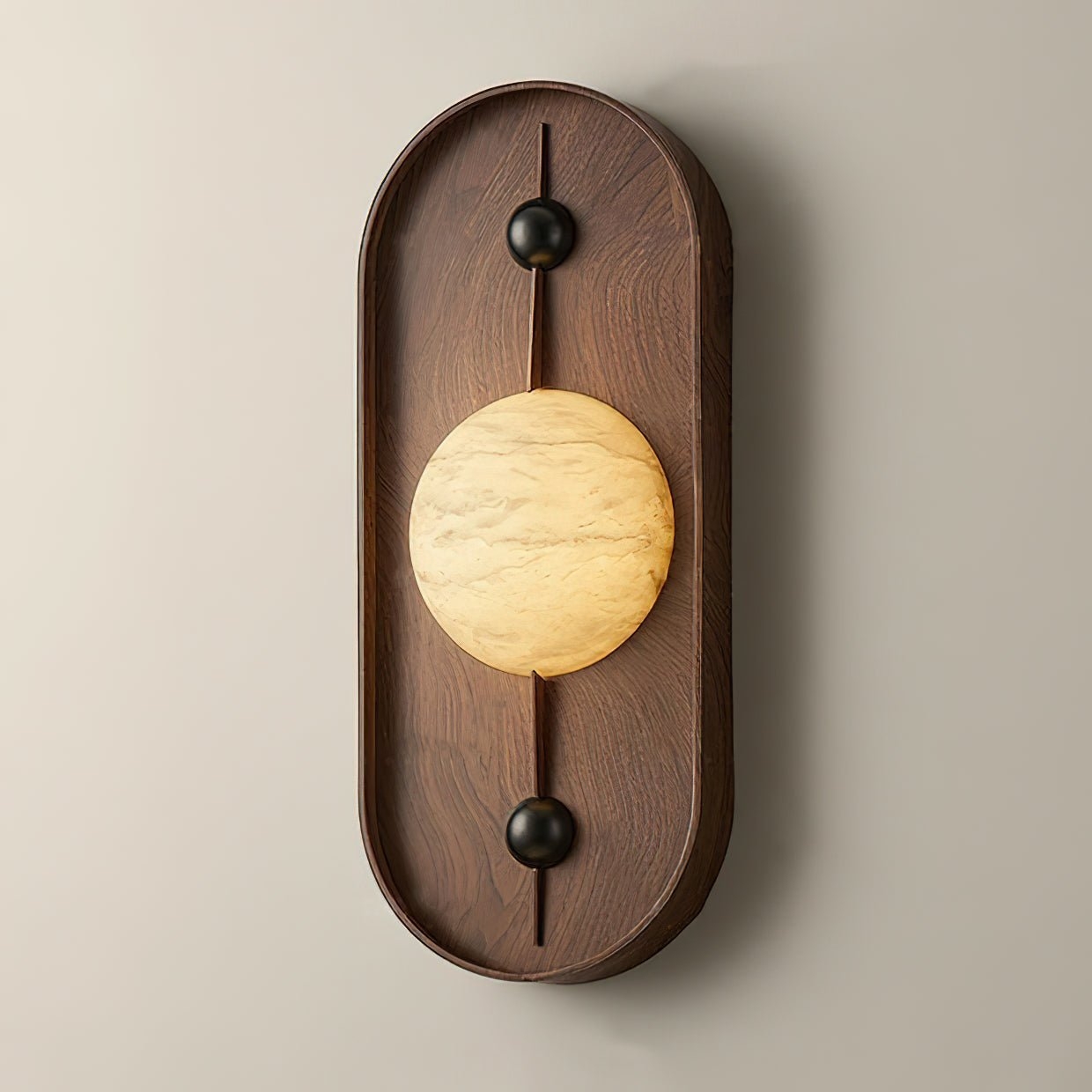 Bezel Alabaster Wall Lamp D393