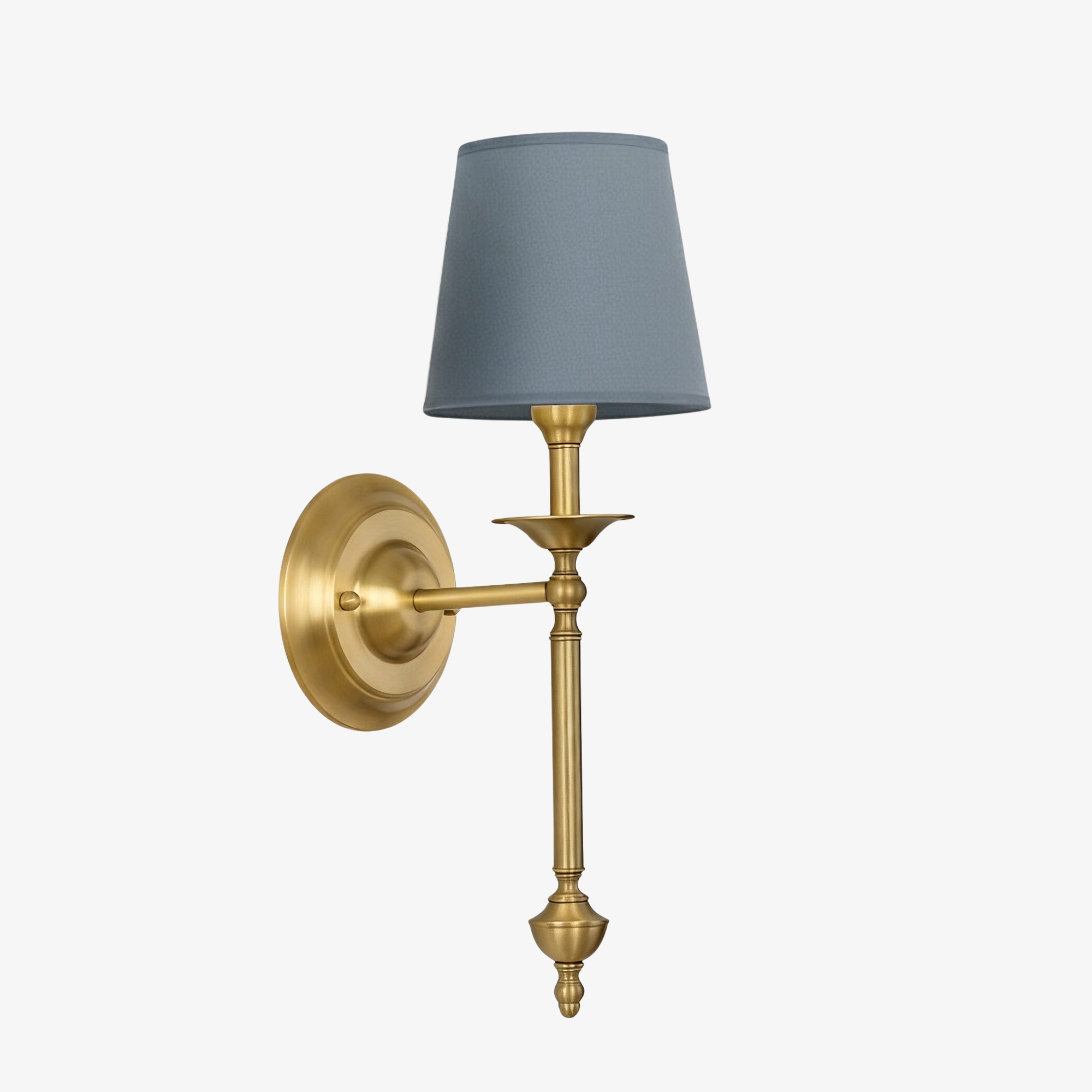 Arcuma Fabric Wall Sconce - Modern Copper Wall Light for Hallway K2353