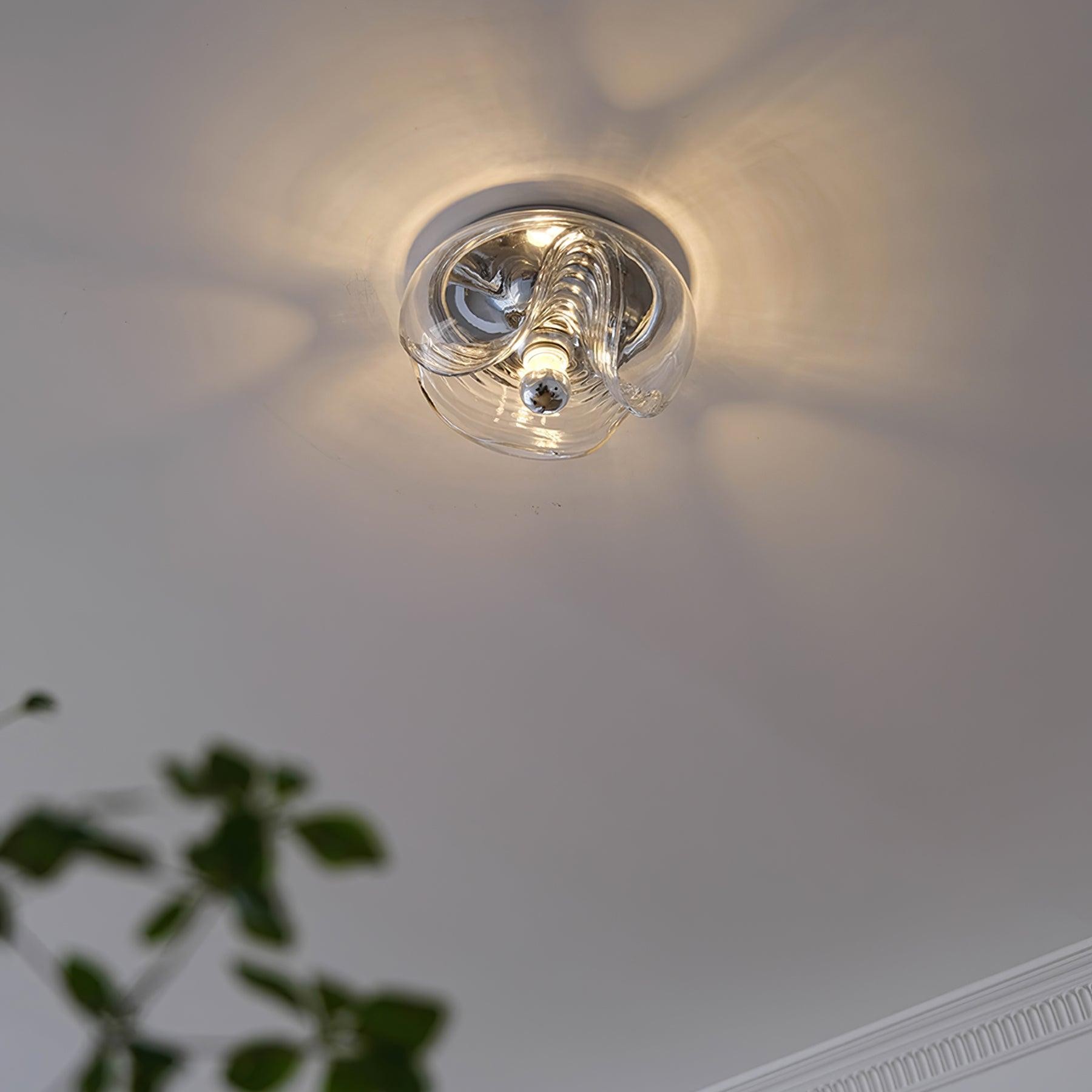 Bauhaus Stripe Glass Irregular Round Wall Light K186