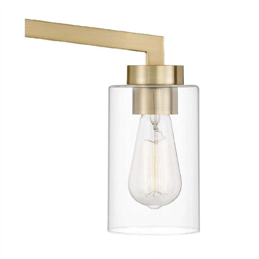 Industrial Cylindrical Brass Wall Lamp For Bathroom K105