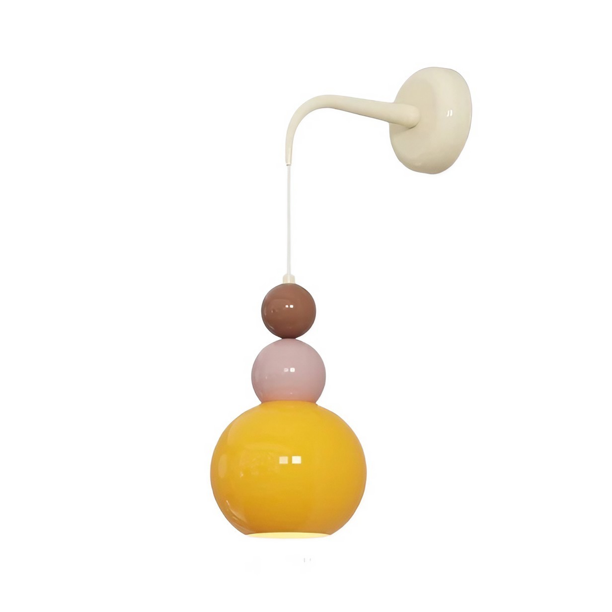 French Style Ice Cream Globe Wall Light K151