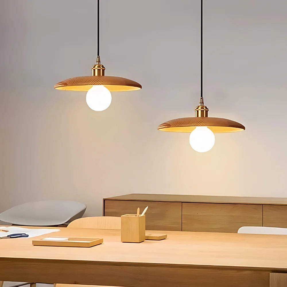 Olivia Japandi Charming Wooden Pendant Light D841