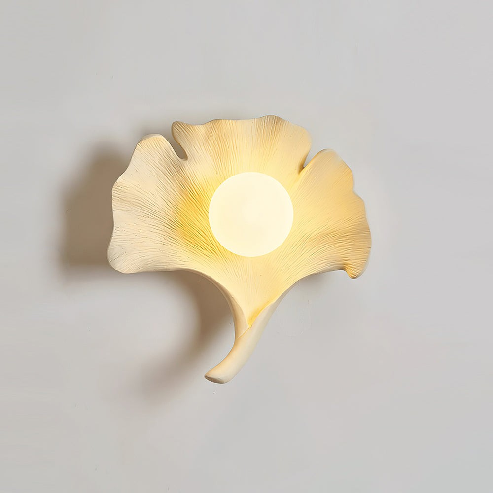 Vintage Ginkgo Leaf Resin Wall Lamp K403