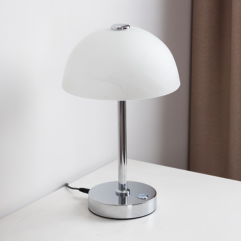 Minimalist Glass Bedside Table Lamp For Living Room K10