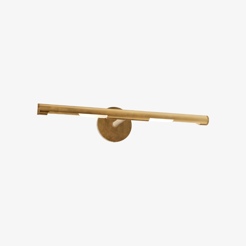 Aurix Wall Mount Art Light - Aged Finish Picture Light for Highlighting Canvases K2182