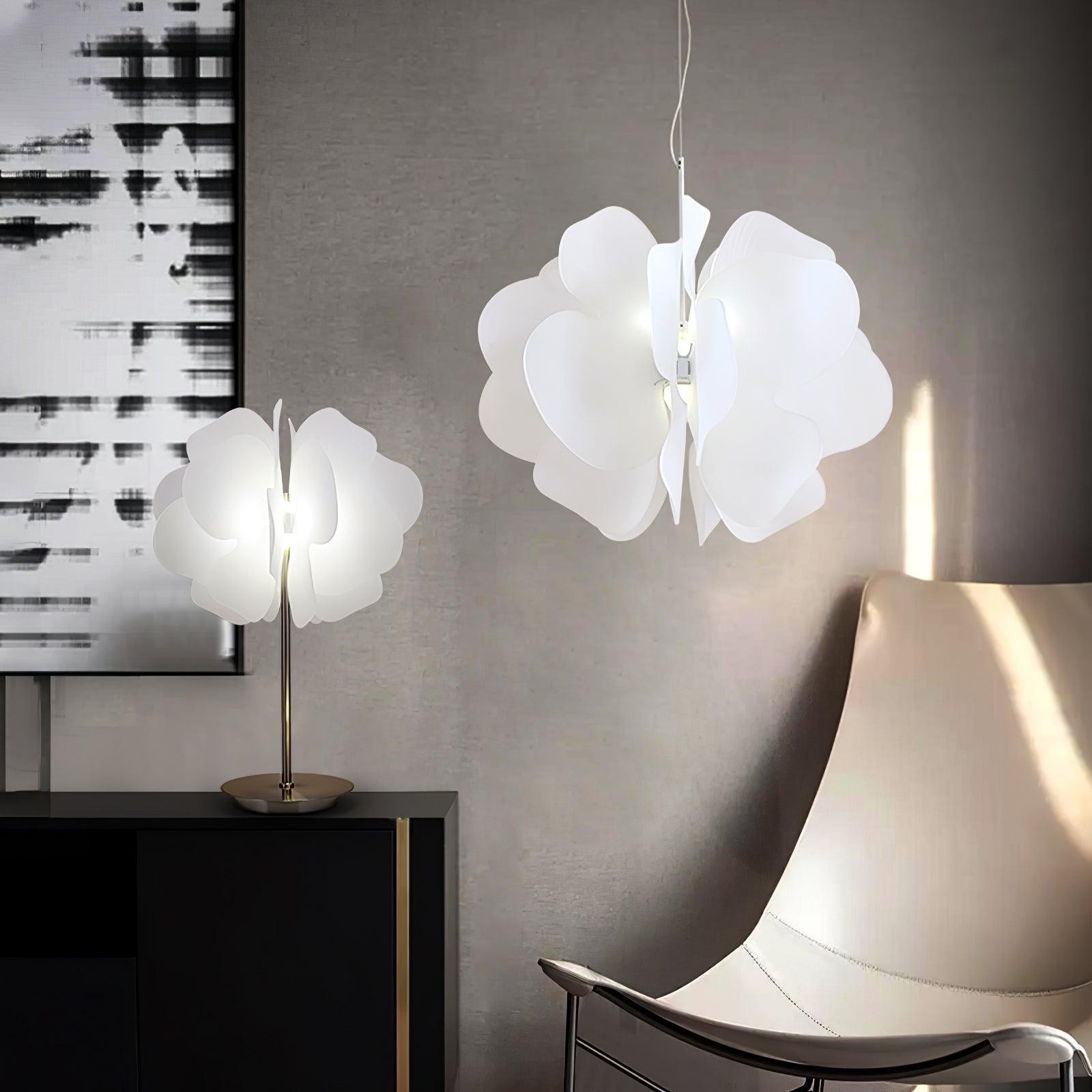 Modern Plastic Flower Design Pendant Lamp K539