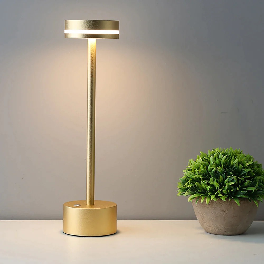 Frisbee Portable Touch Cordless LED Desk Lamp K63