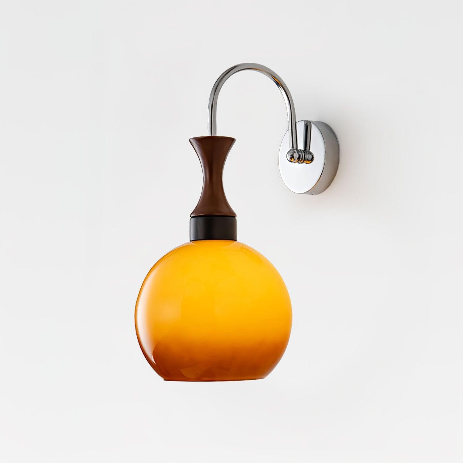 Spherical Yellow Wall Lamp K562