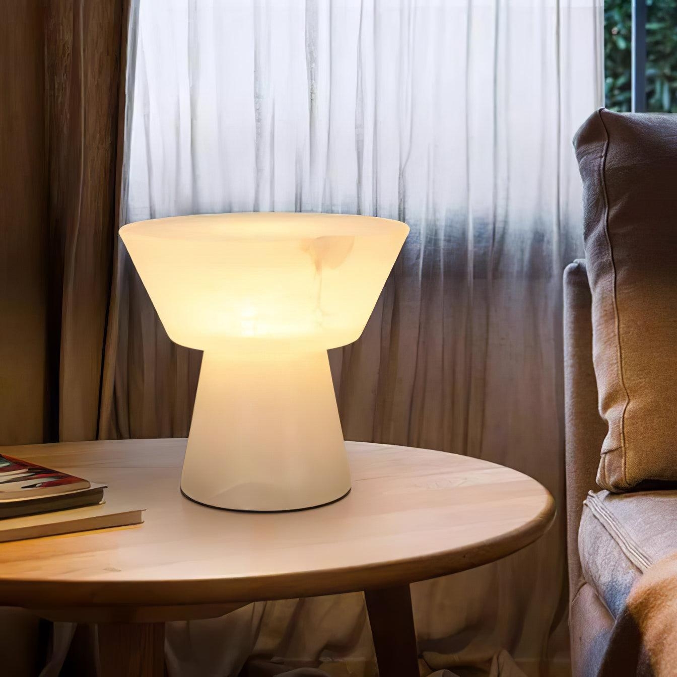 Beta Marble Alabaster Table Lamp D386