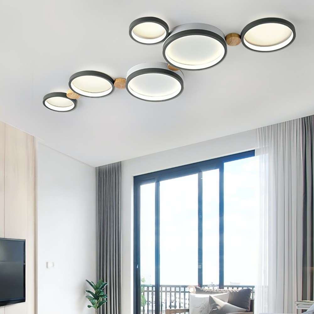 Colored Multi Circle Led Ceiling Light K935