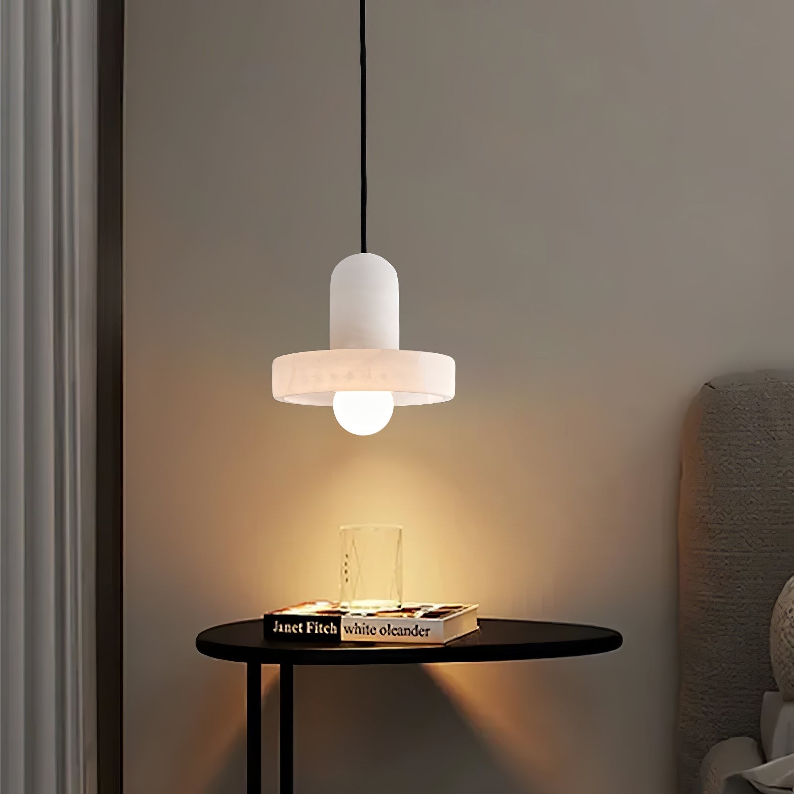 Elegant Creative White Alabaster Pendant Light K823