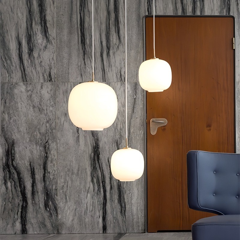 Modern Nordic Opal Glass Radihous Pendant Light K140