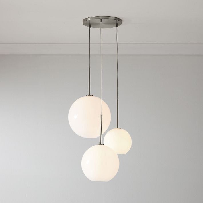 Selvion Minimalist Crystal Chandelier - Handcrafted Glass Sculptural Lighting Fixture K1220