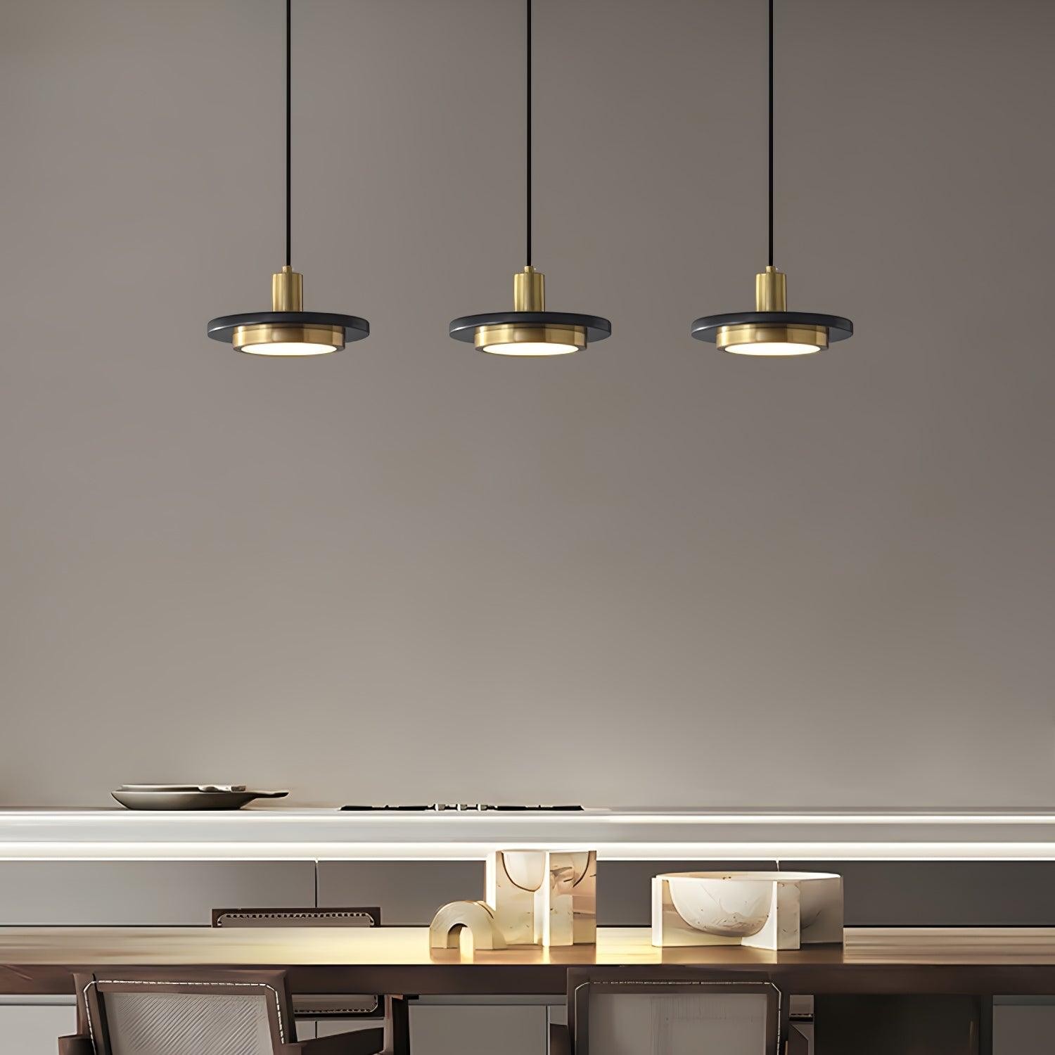 Double Circle Pendant Light K357