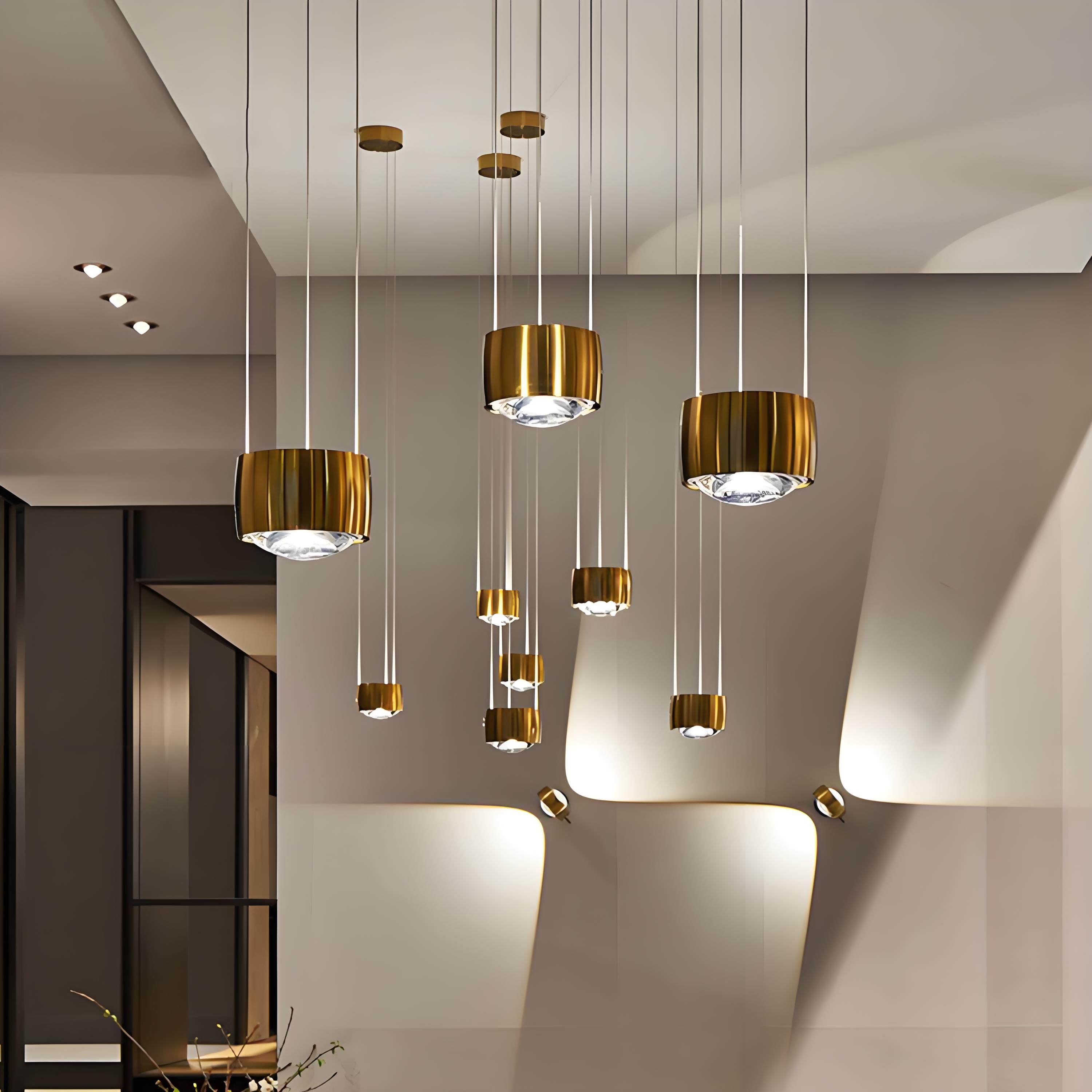 Nordic Luxury Metal Adjustable Pendant Lamp K813