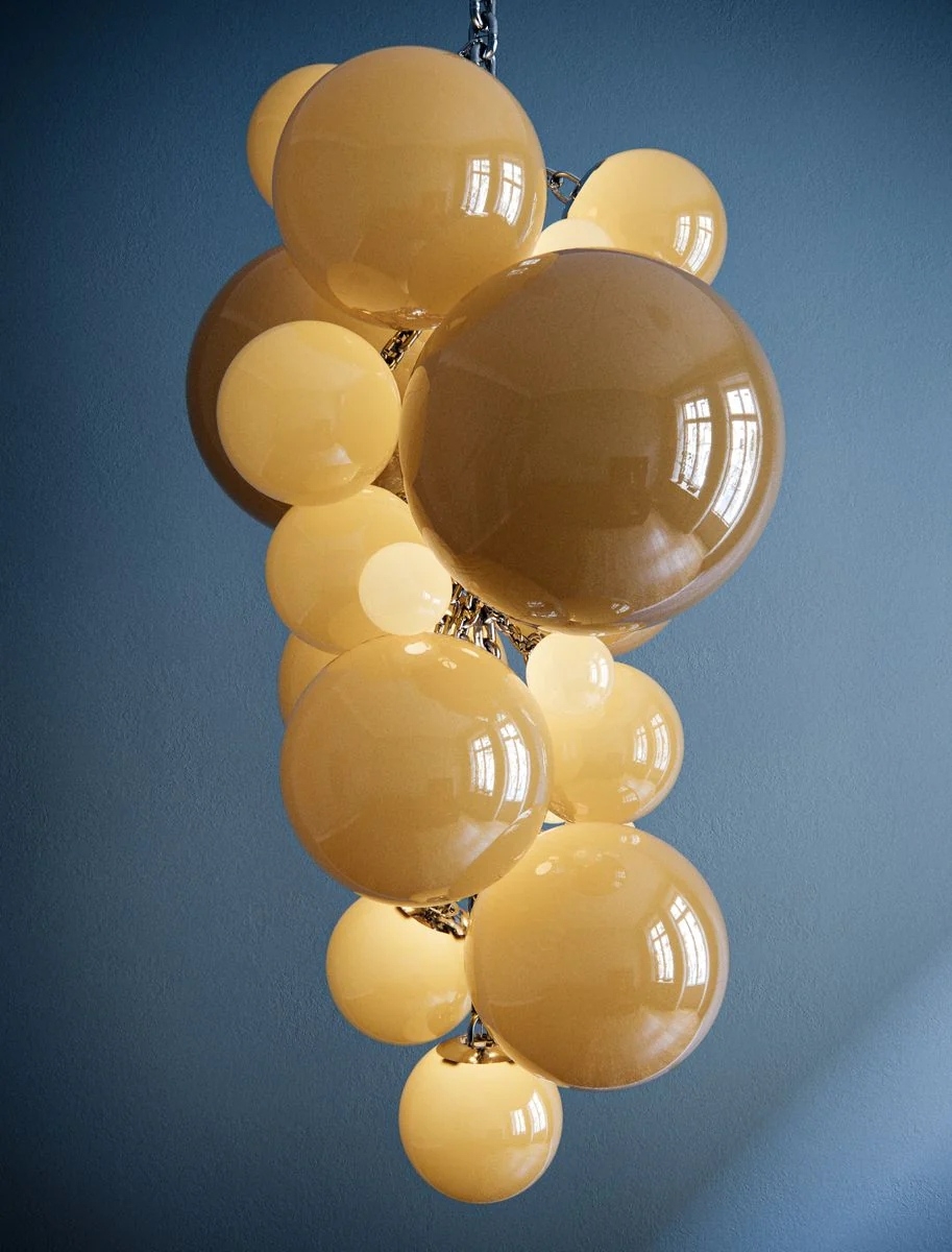 Modern Long Grape Glass Chandelier K2347
