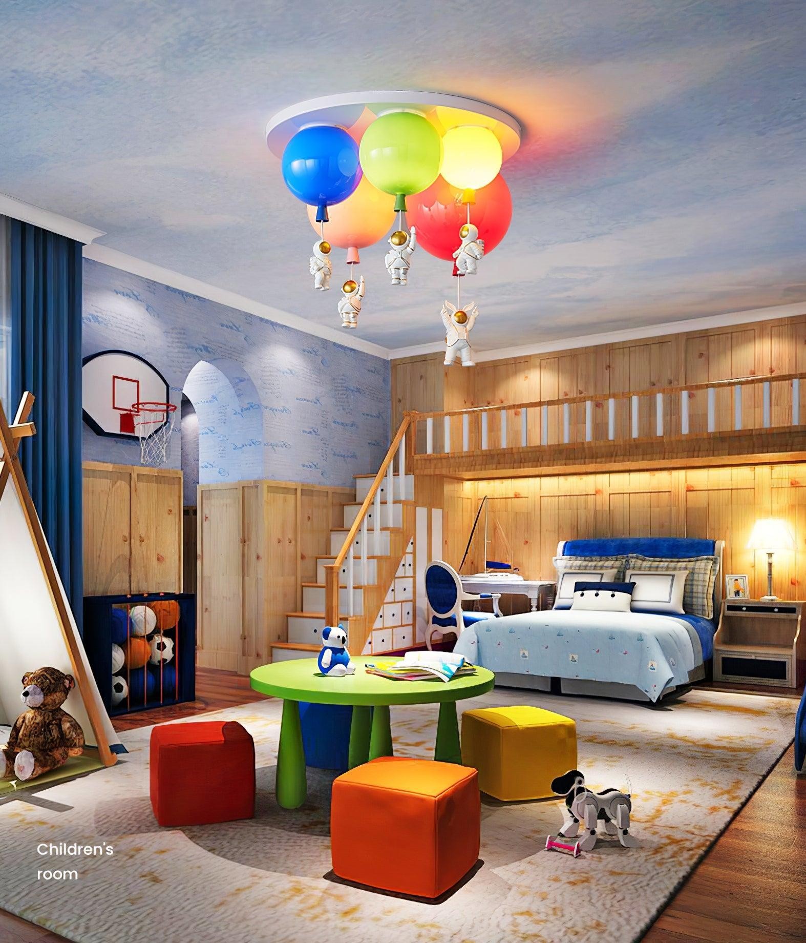 Astronaut Glossy Balloon Ceiling Lamp K244