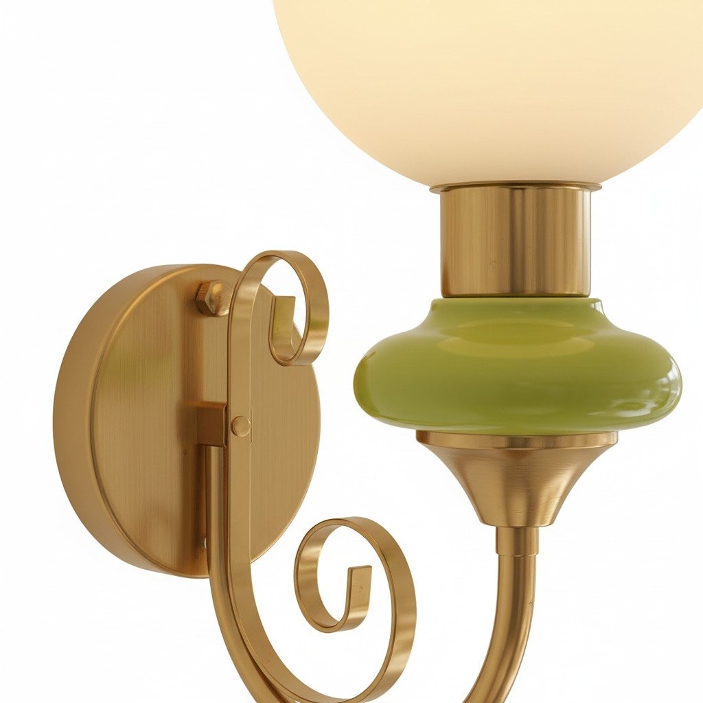 Noirvex Modern Metal Wall Lamp - Sculptural Ambient Lighting for Bedroom or Hallway K2154
