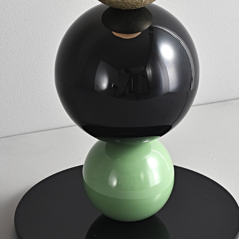 Coloful Stacked Round Ball Table Lamp K175