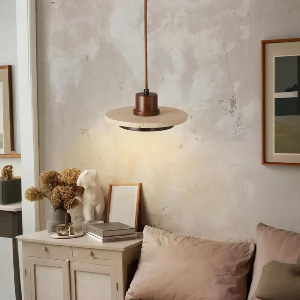 Creative Retro Regular Disc LED Pendant Lamp K421