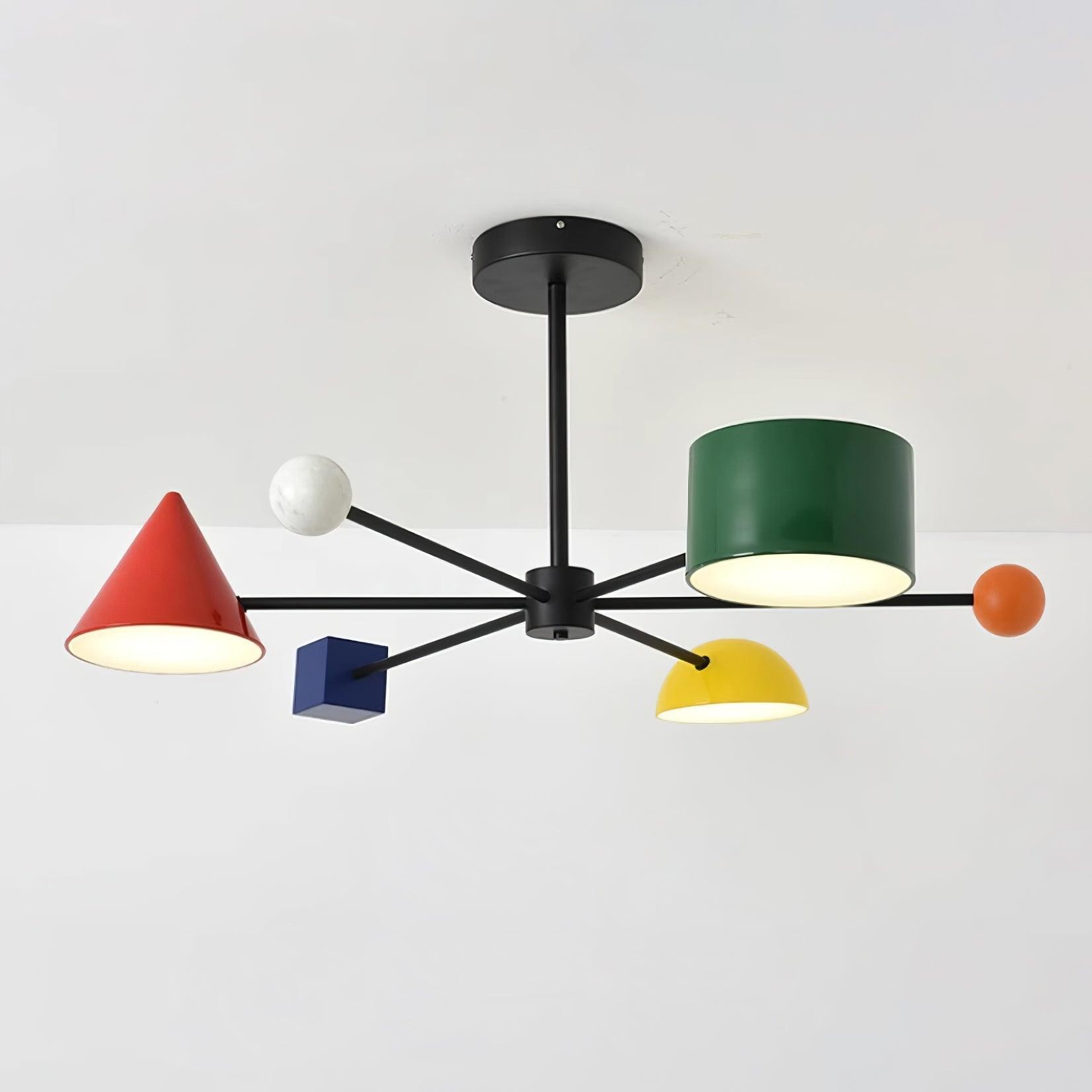 Geometric Colorful Ceiling Light K401