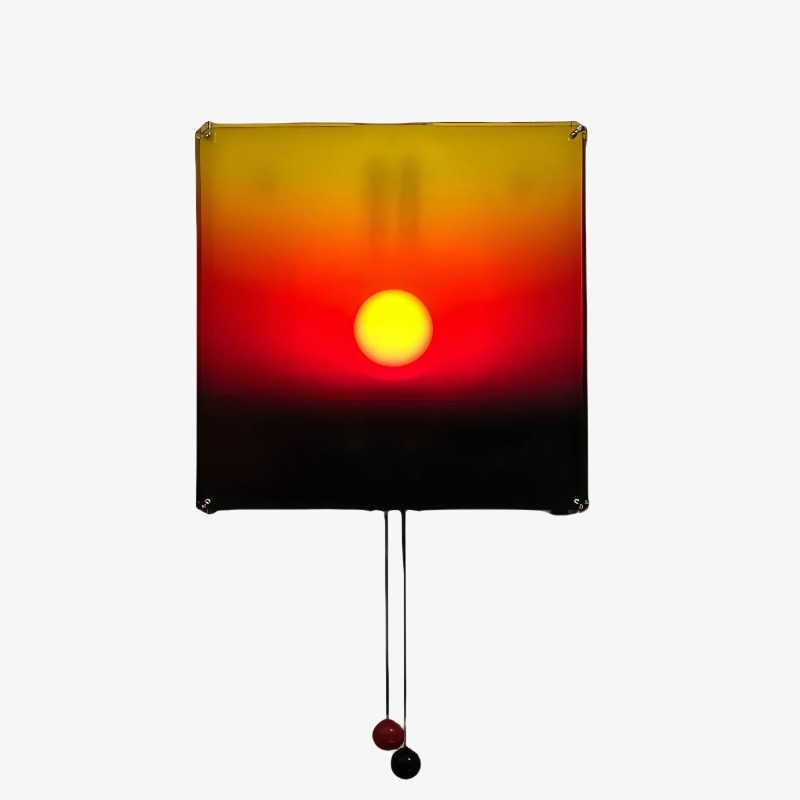 Afterglow Gradient Sunset Wall Lamp - Contemporary Acrylic Sconce for Living Room K2315