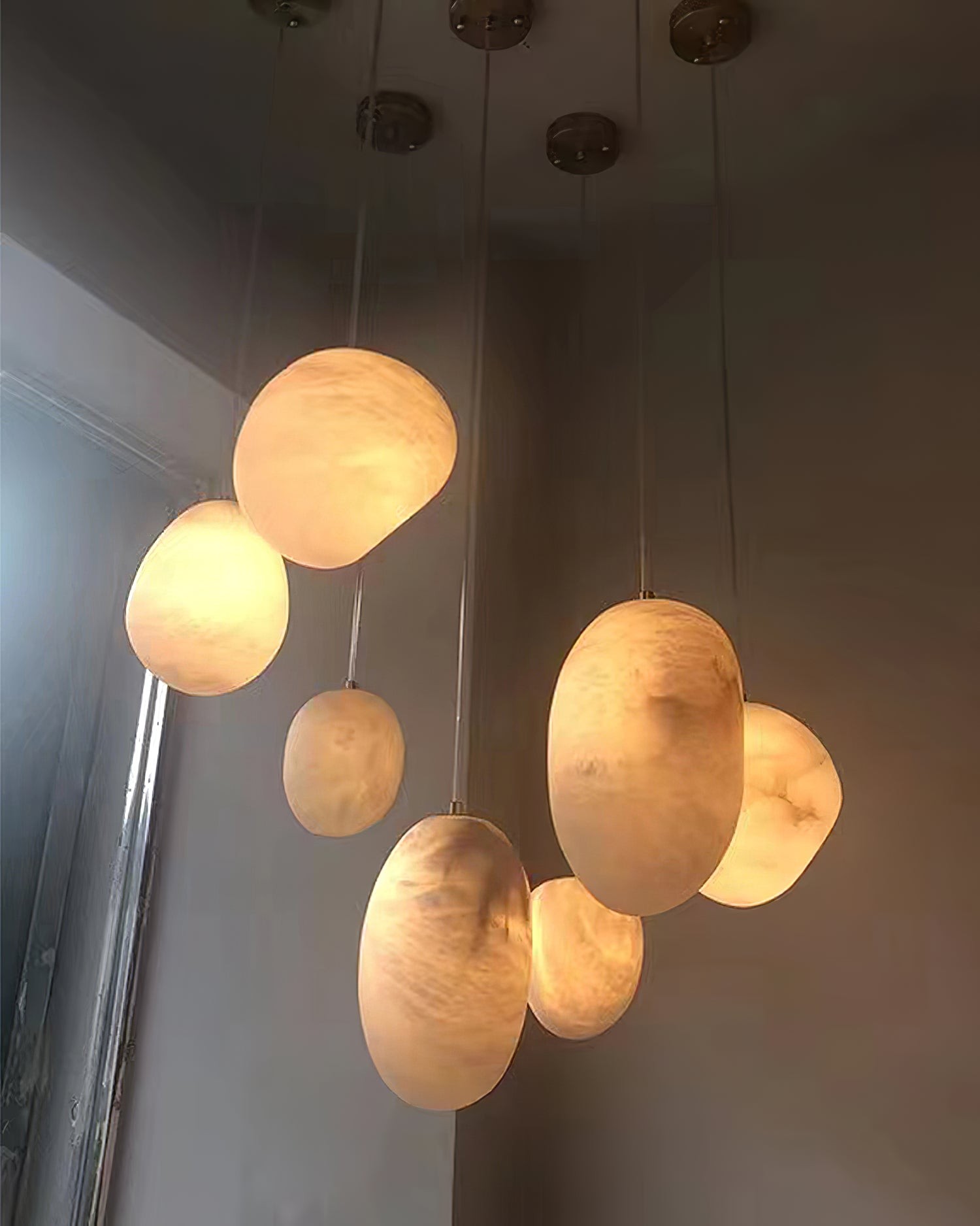 Pebbles Alabaster Pendant Lamp K584