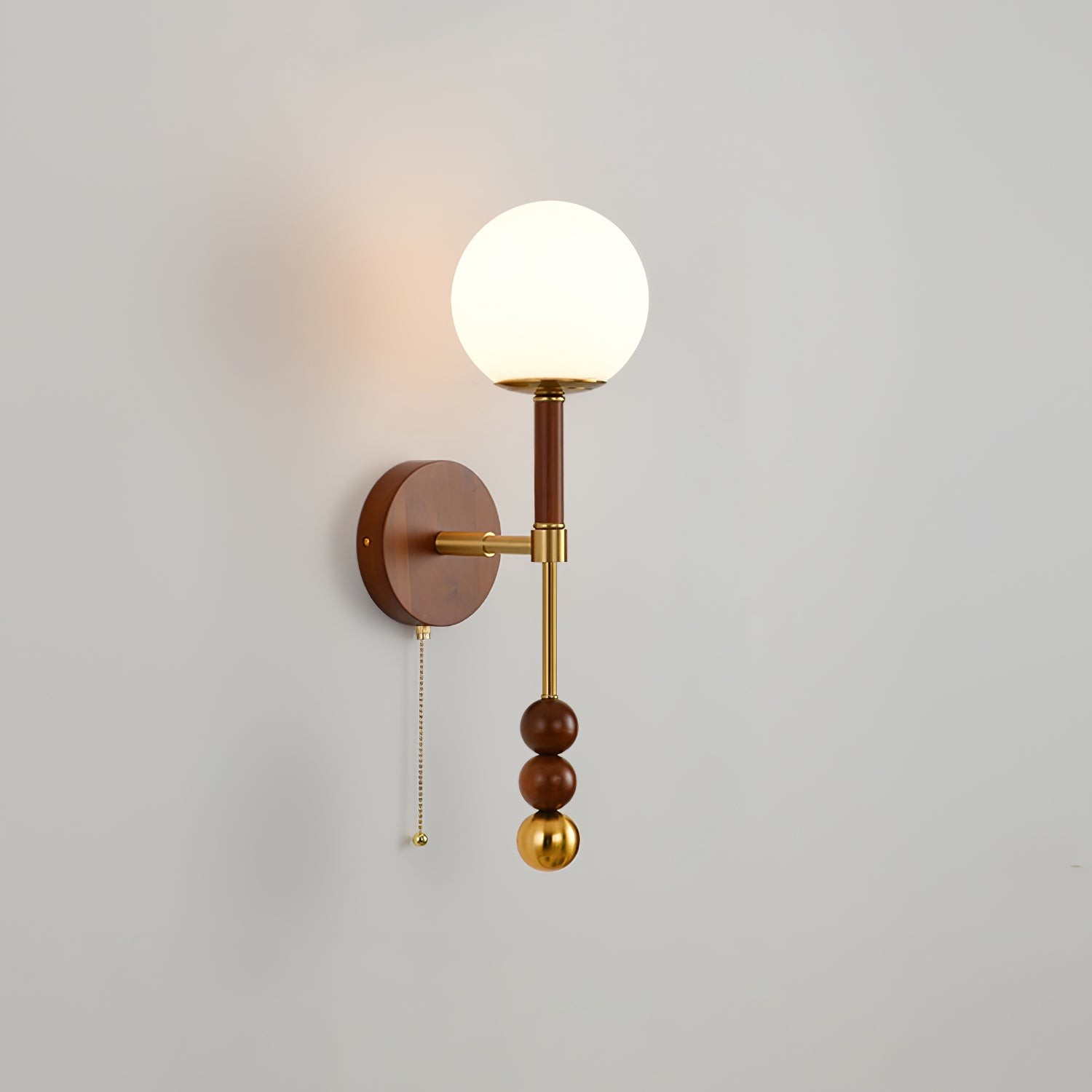 Retro Solid Wood Series Wall Lamp K638