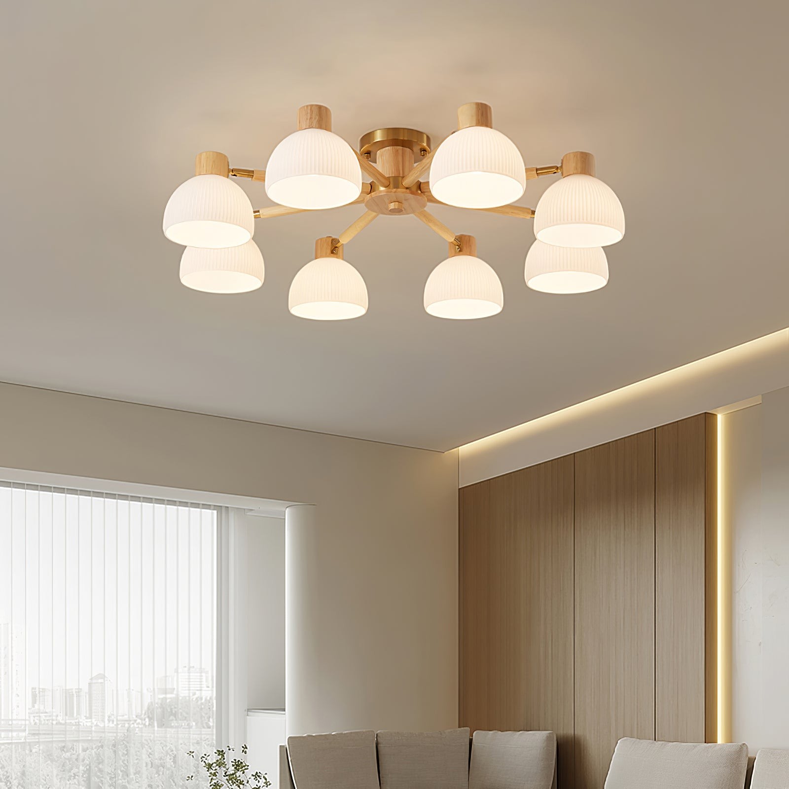 Flared Ceiling Light K1021