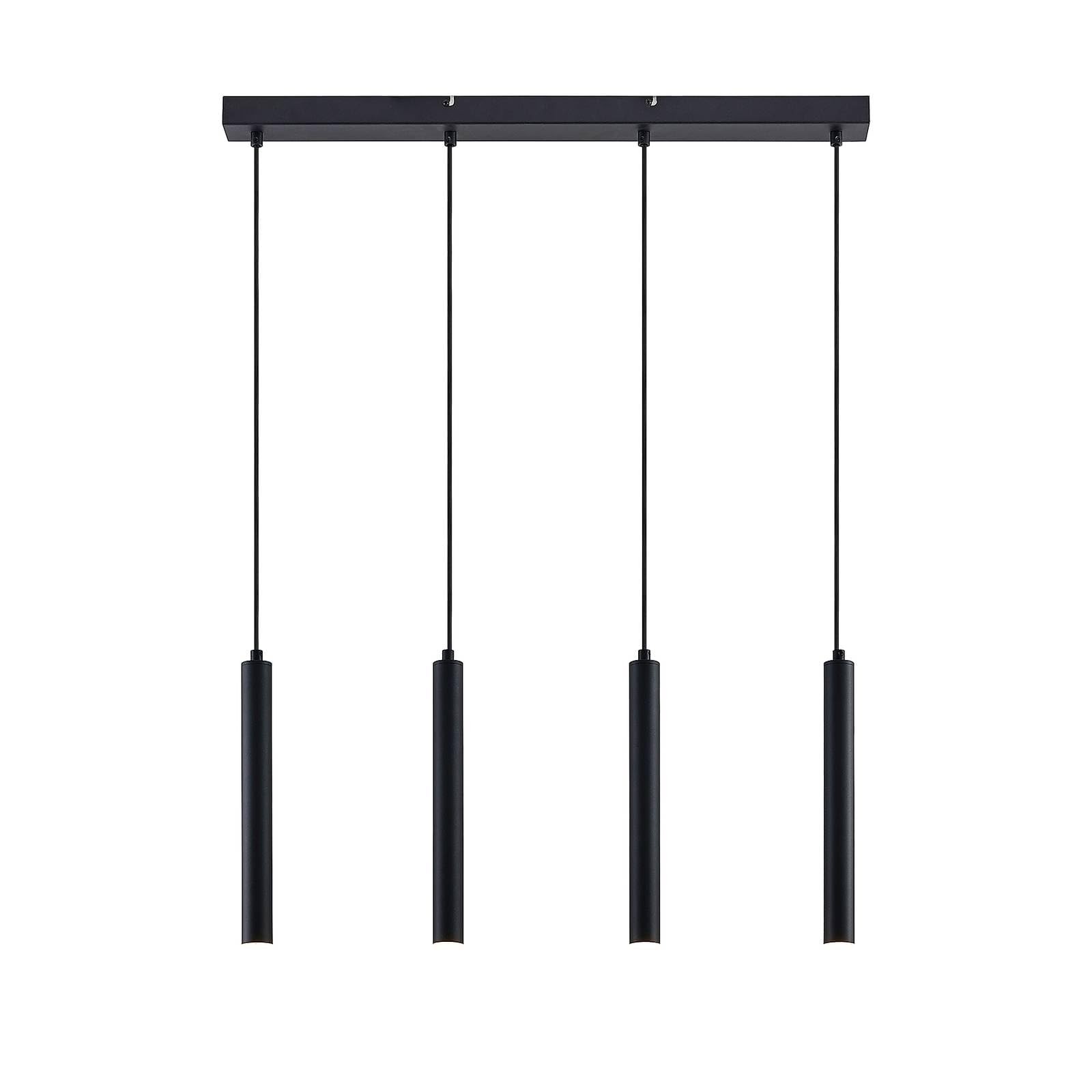 Modern Black Long Tube Led Pendant Light K202