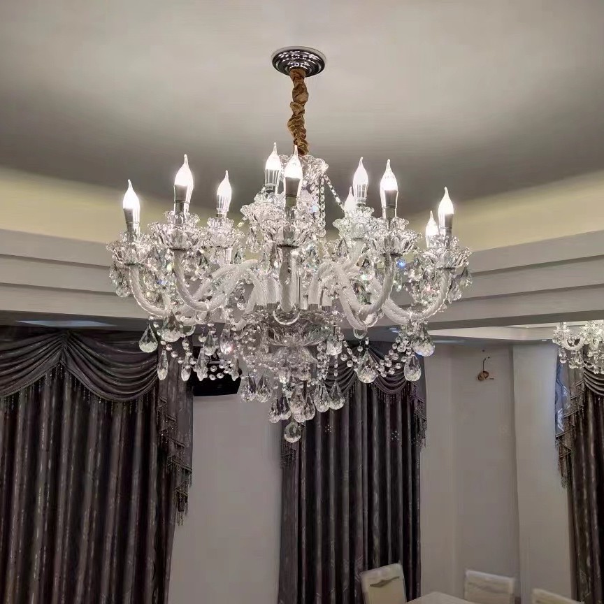 Candlestick Crystal Chandelier