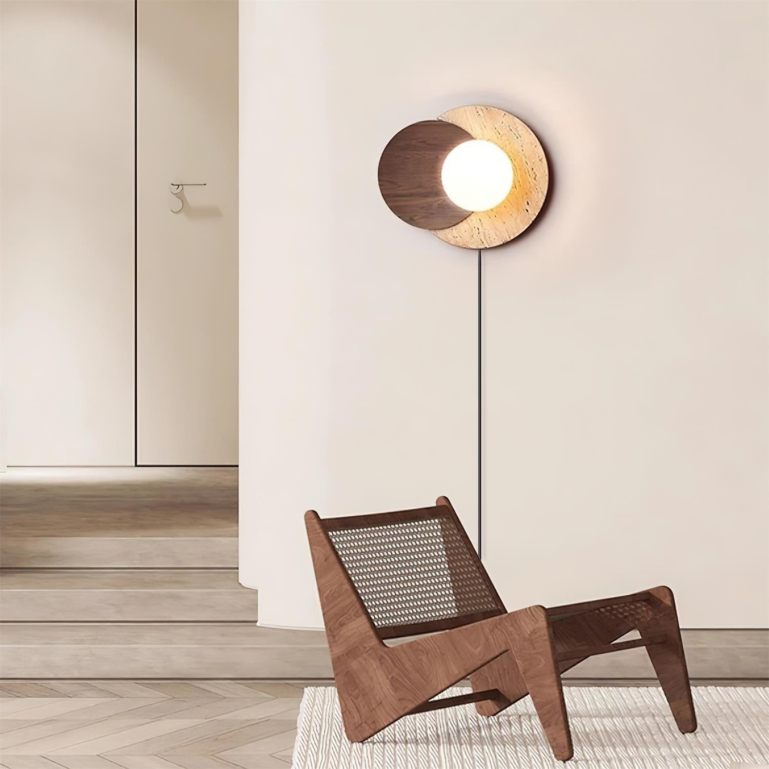 Wabi-sabi Eclipse Plug-In Wall Lamp K476