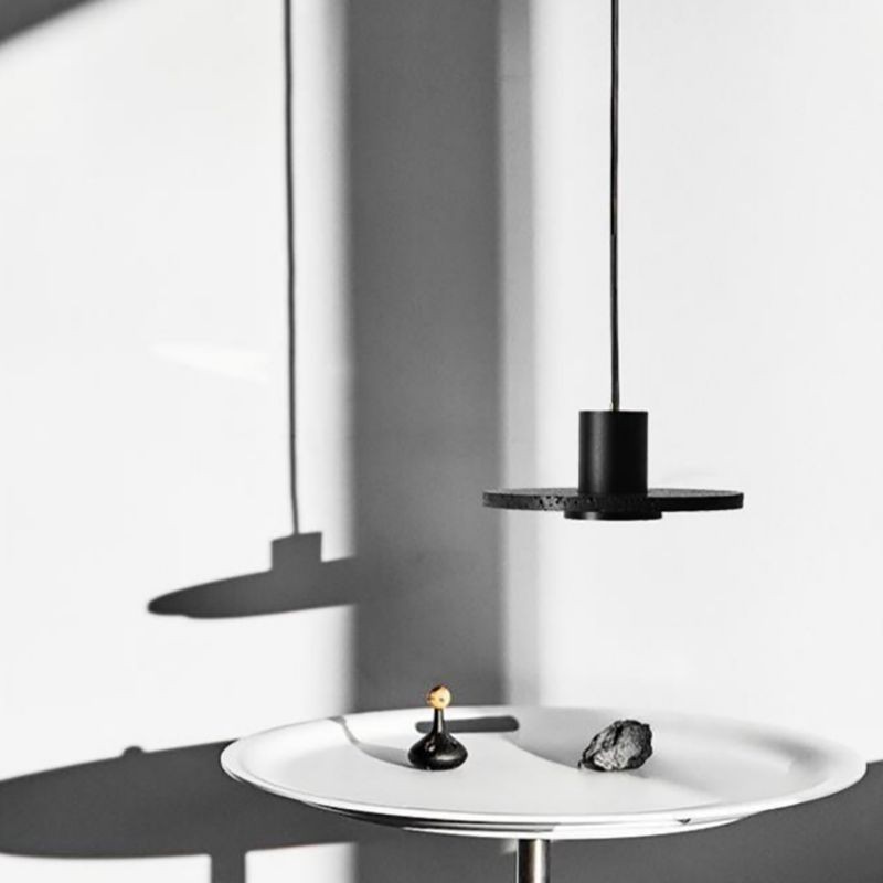 Retro Black Hole Stone Pendant Lamp K887