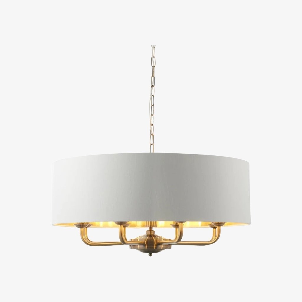Tela Fabric Shade Pendant Style - Timeless Pendant Light for Dining Table K2216