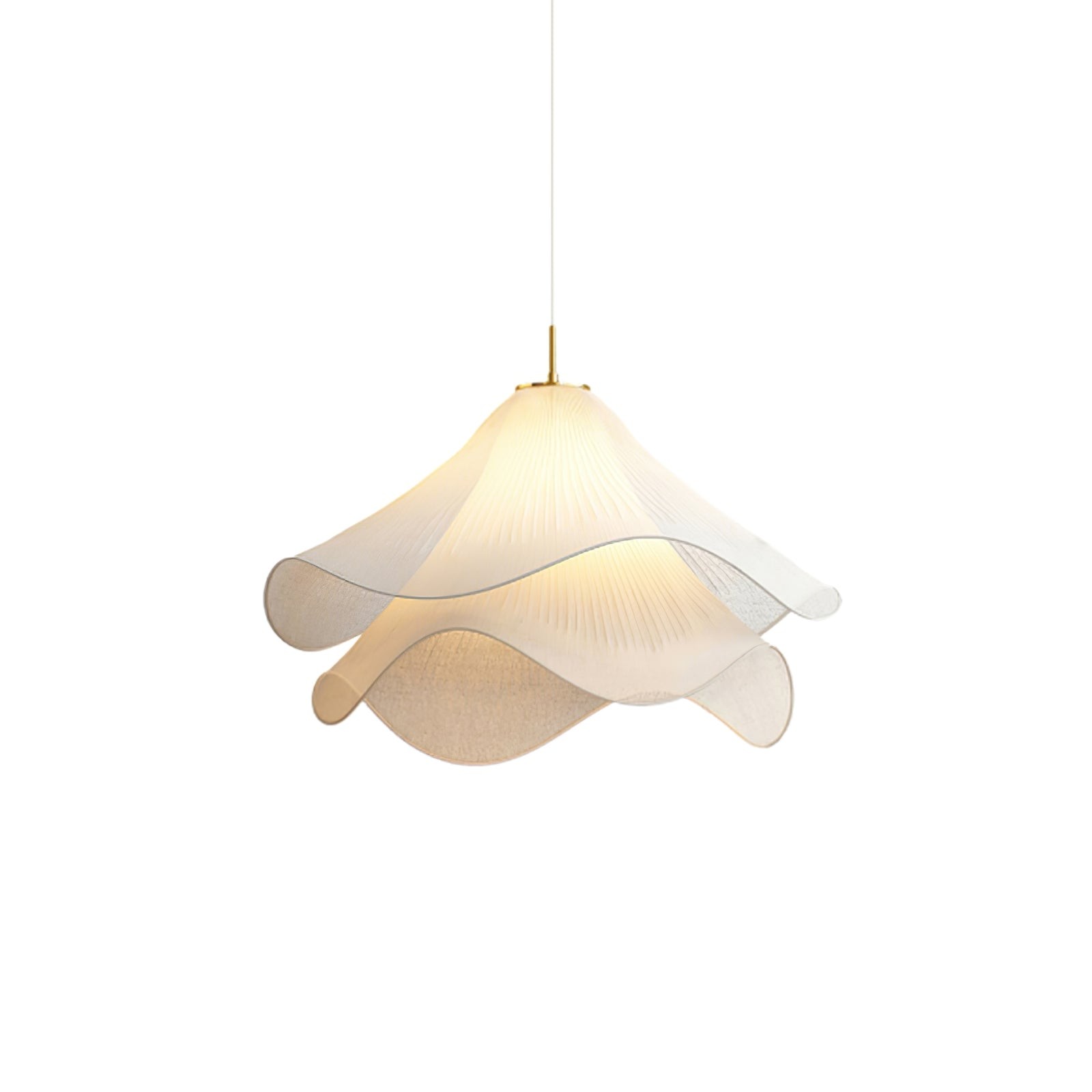 Ethereal Draped Shade Pendant Light – Modern Ambient Light for Bedrooms & Lounges K1192