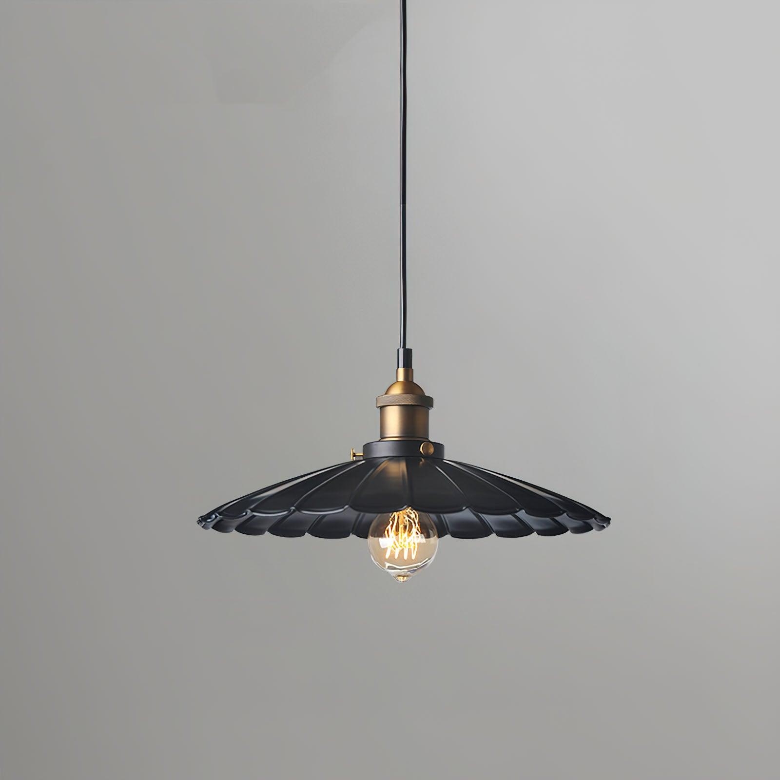 Black Skirt Pendant Light D359