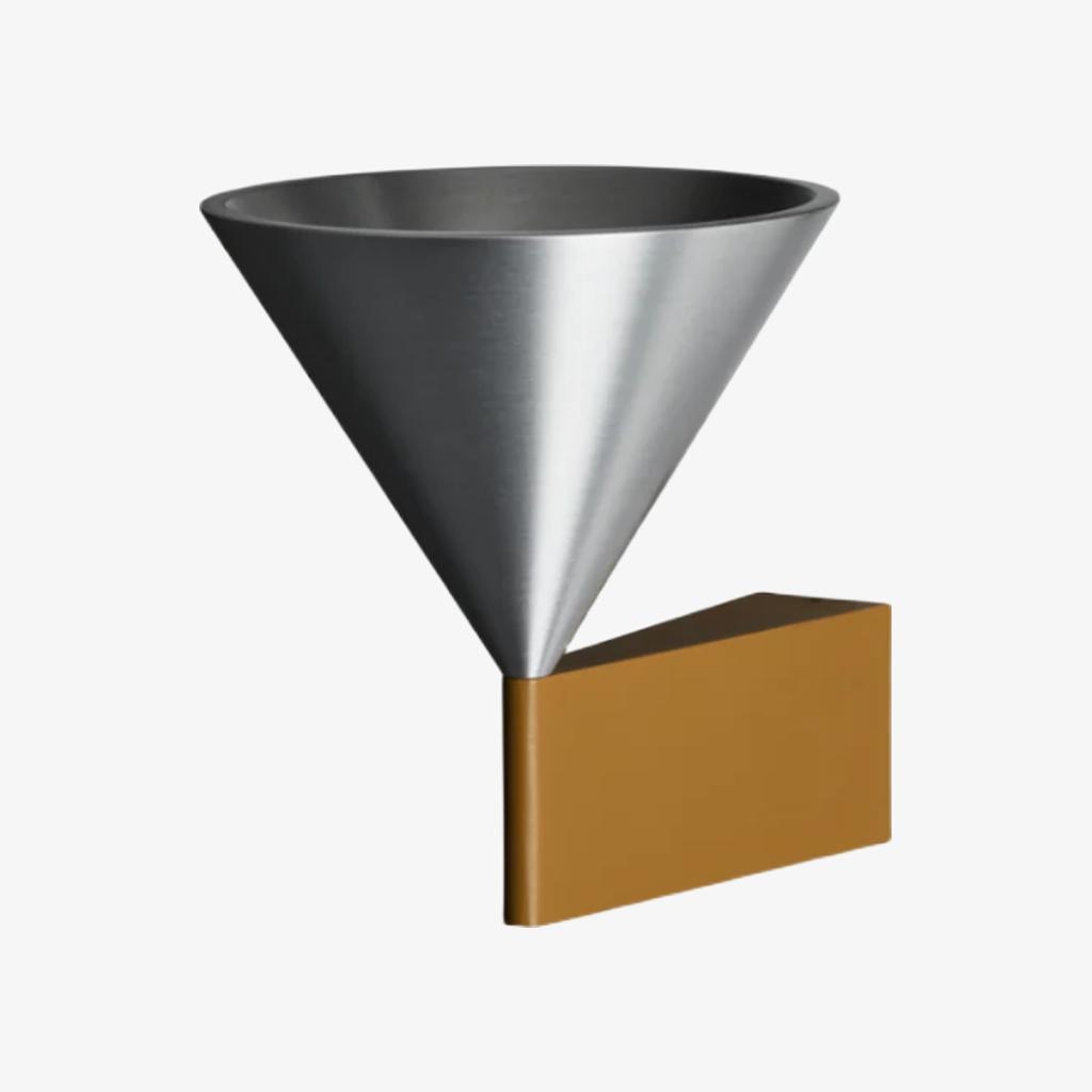 Metorq Geometric Metal Wall Sconce - Contemporary Wall Light for Living Room K2344