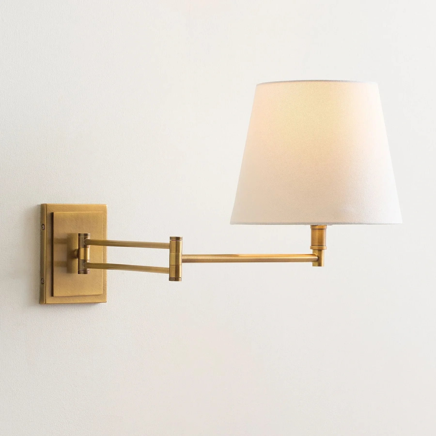 Arcuma Linen Shade Wall Light - Stylish Illumination for Living Room and Bedroom K2075