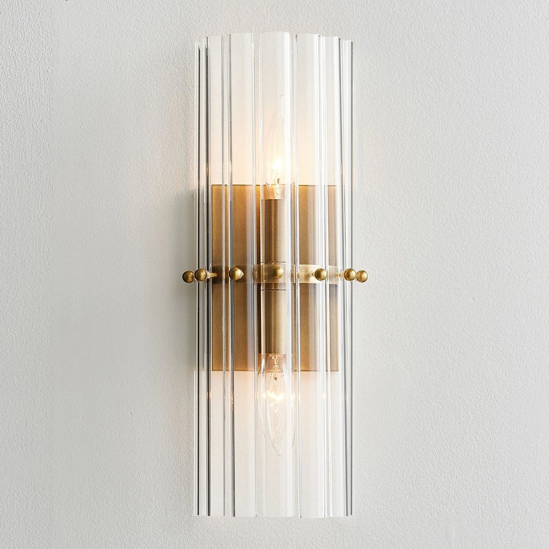 Modern Crystal Wall Light with Gold Finish K901