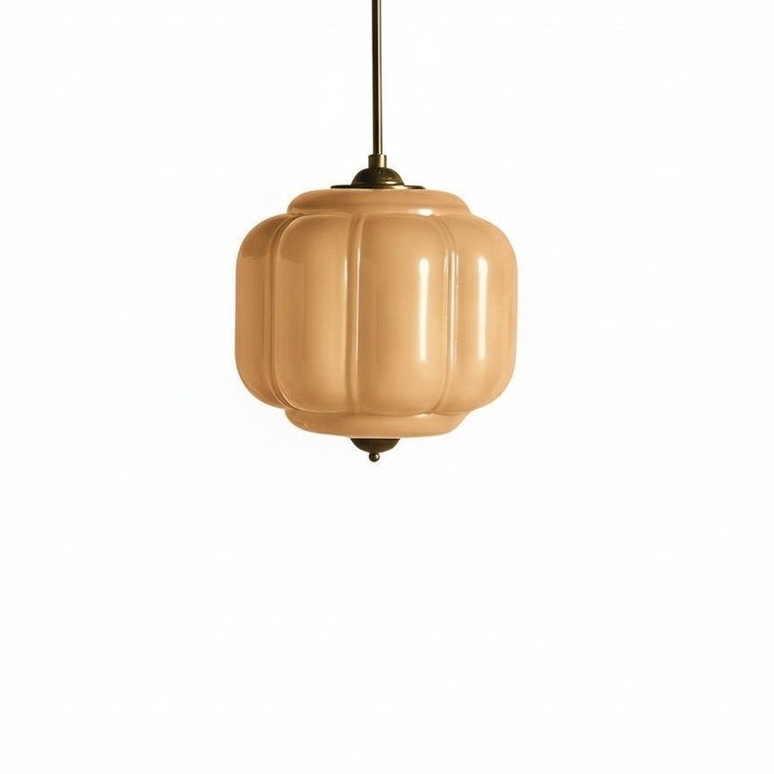Retro Eloise Milk Glass Pendant Light For Kitchen K946