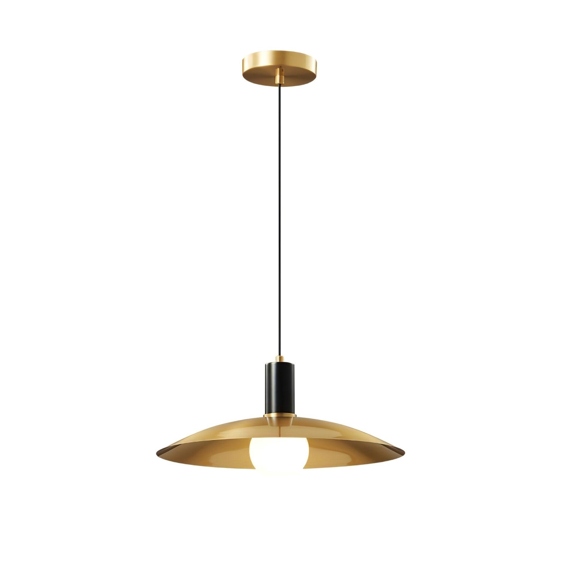 Brass Flared Pendant Lamp K275