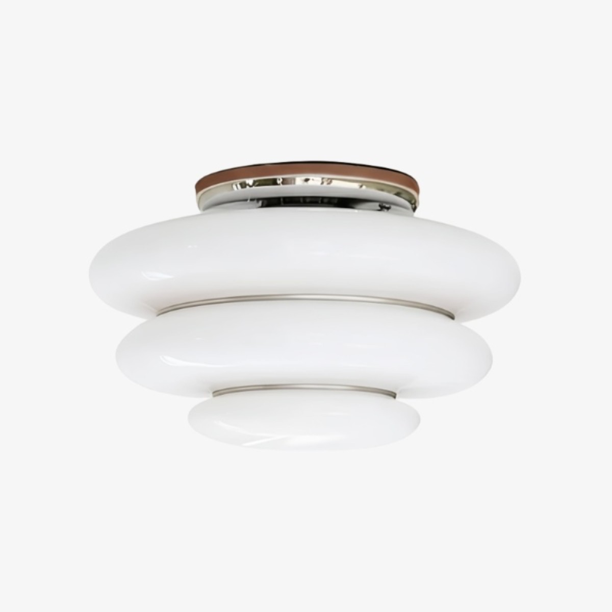 Cirren Geometric Metal Glass Ceiling Lamp With Soft Ambient Glow K2142