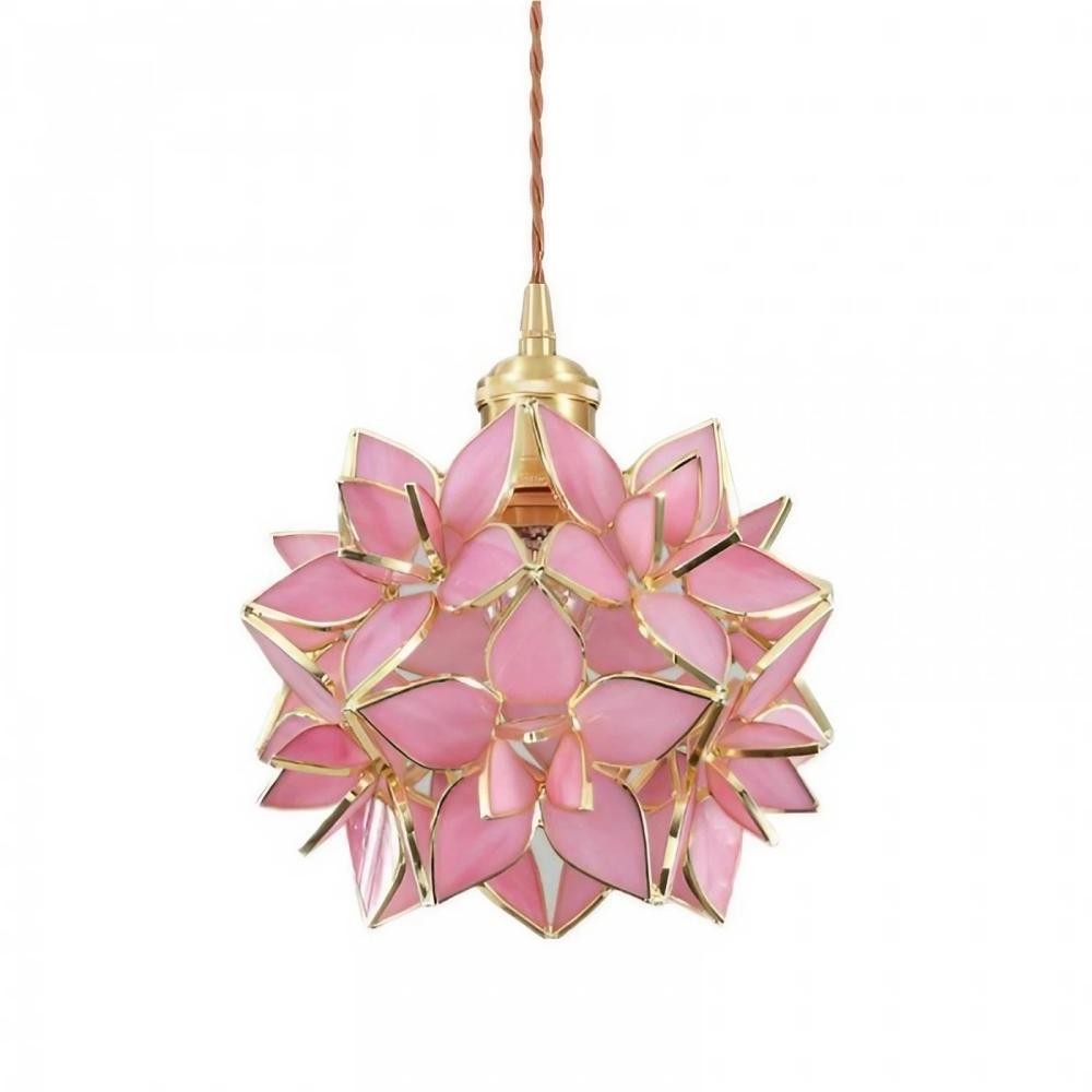 Decorative Hand Blown Flower Glass Pendant Light K29