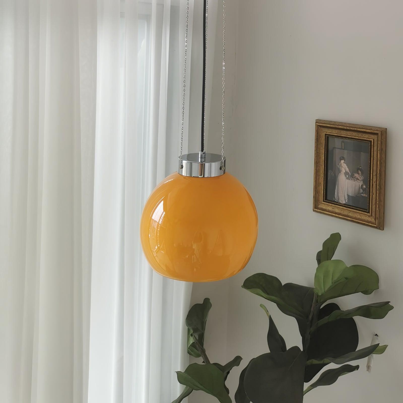 Vintage Bauhaus Creative Hemispherical Pendant Light K458