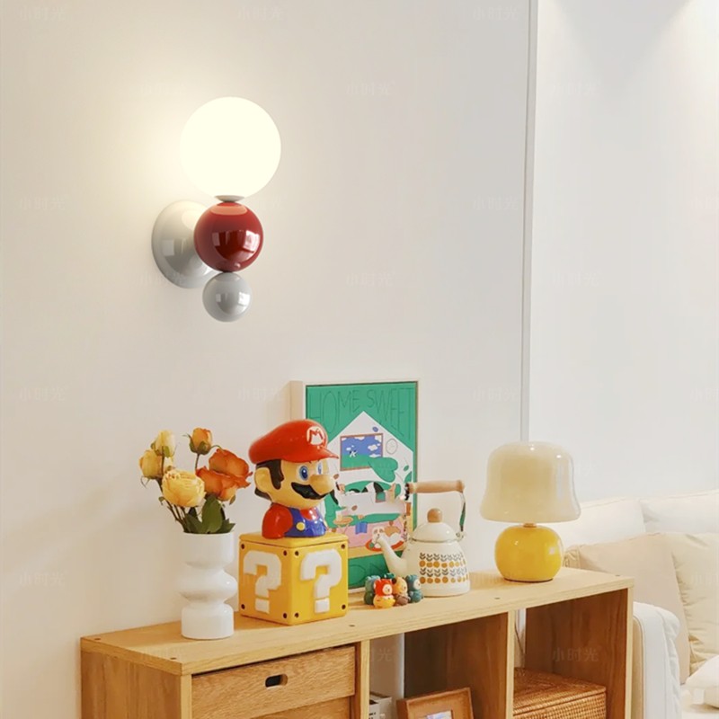 Cream Style Globe Bubble Wall Sconce K130