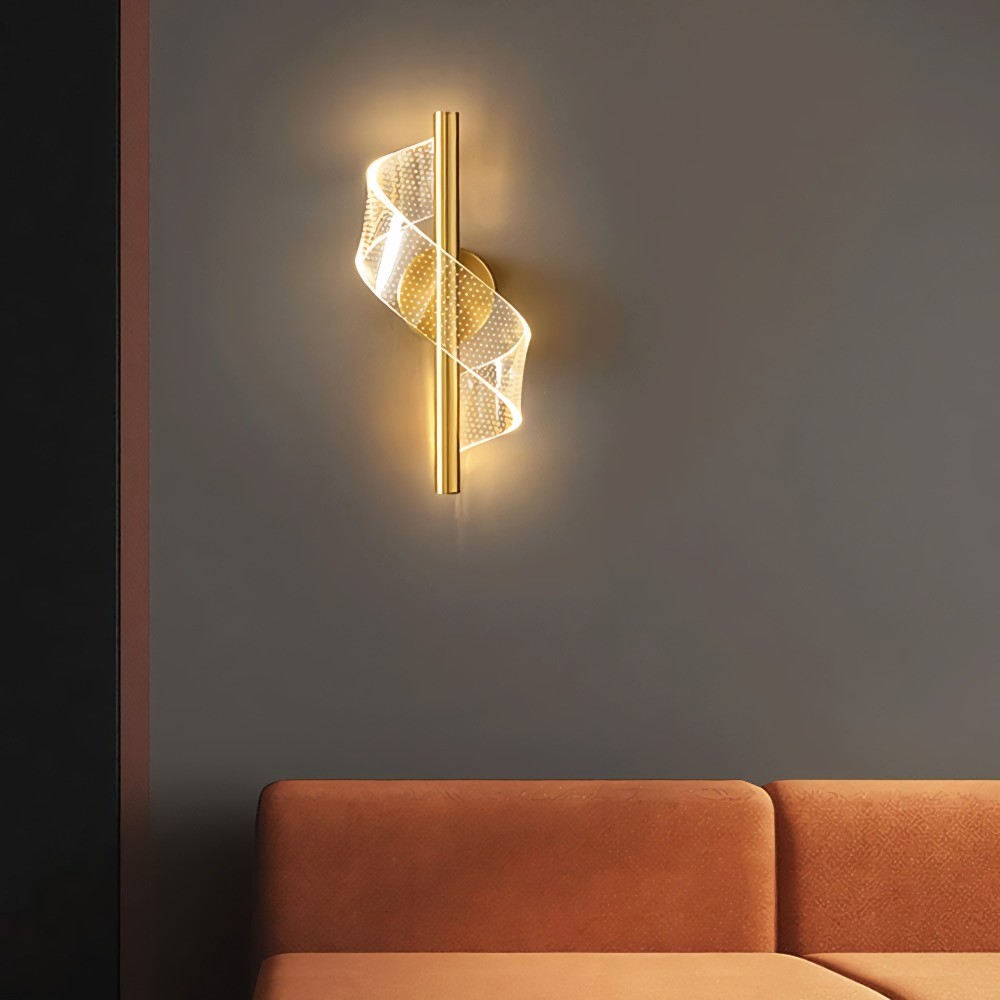 Spiral Modern Led Wall Lamp For Living Room K16