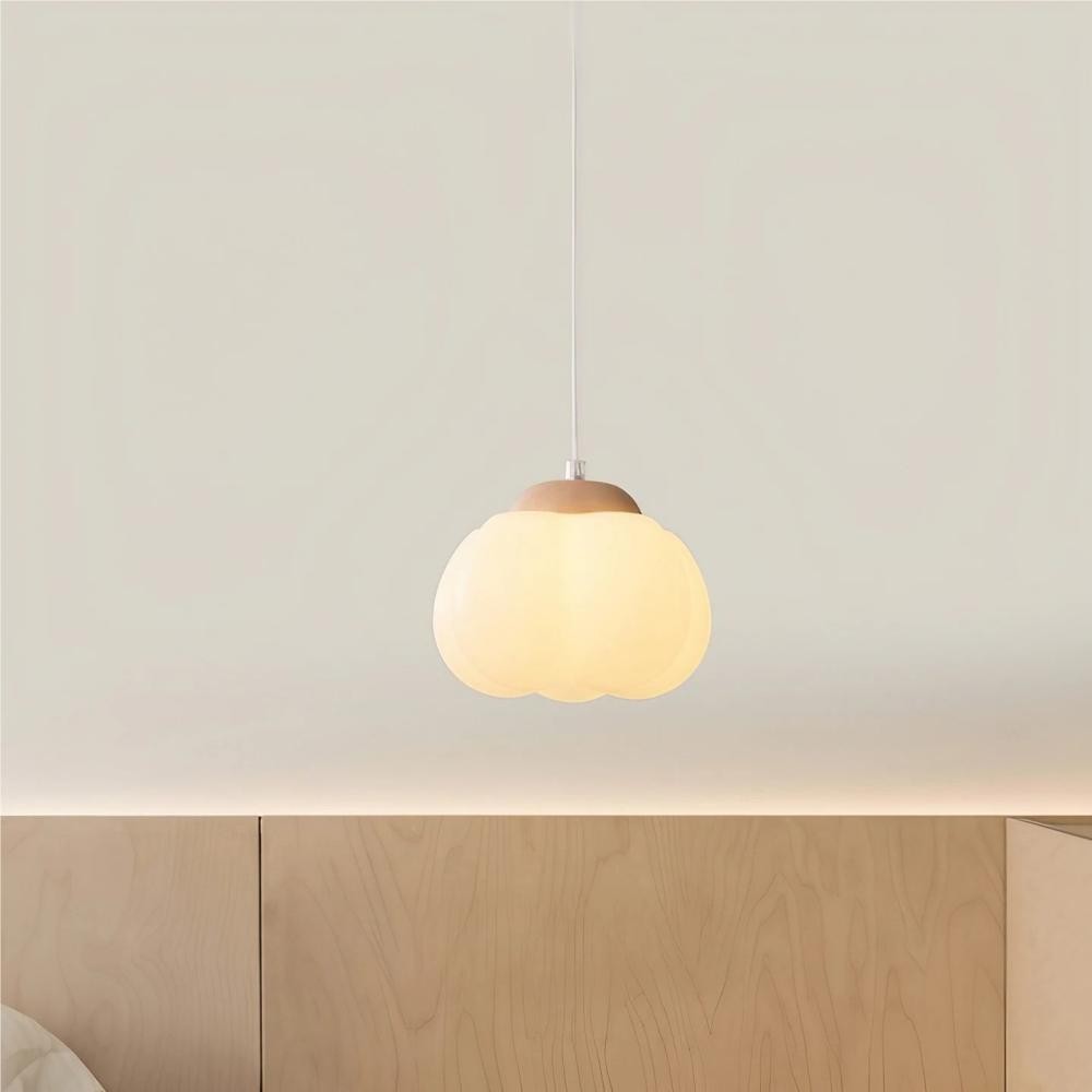 Art Deco Bauhaus Style Wooden Pendant Lamp K36