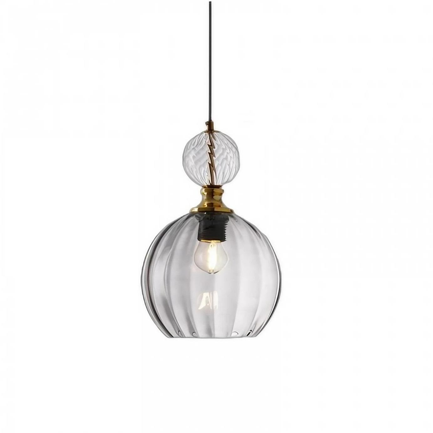 Modern Stained Glass Globe Pendant Light K74