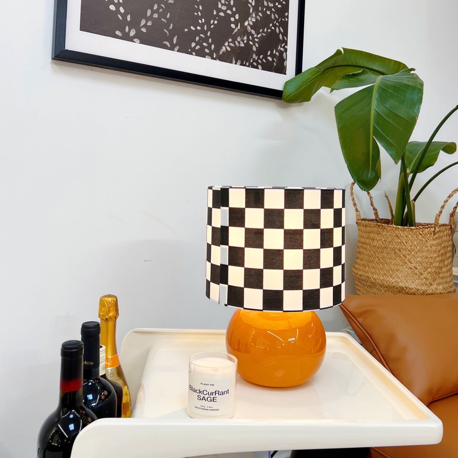 Checkerboard Table Lamp K992
